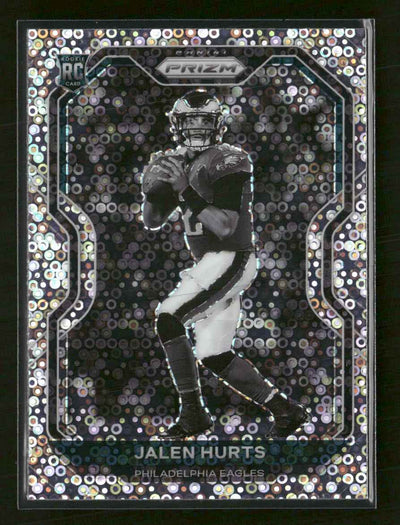 2020 Panini Prizm Prizm No Huddle Jalen Hurts Rookie #343