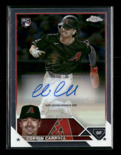 2023 Topps Chrome Update Autographs Corbin Carroll Auto #AC-CCA