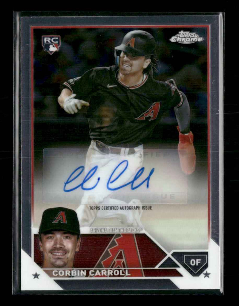 2023 Topps Chrome Update Autographs Corbin Carroll Auto #AC-CCA