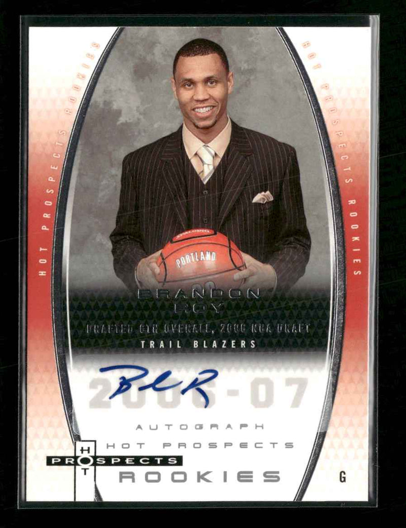 2006-07 Fleer Hot Prospects Brandon Roy Rookie #/150 Auto #97