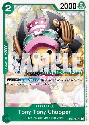 Tony Tony.Chopper (ST15 - ST20 Release Event Winner Pack) (OP02-034) - One Piece Promotion Cards Foil