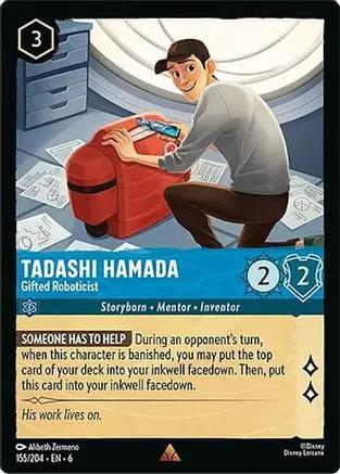 Tadashi Hamada - Gifted Roboticist (155/204) - Azurite Sea Cold Foil