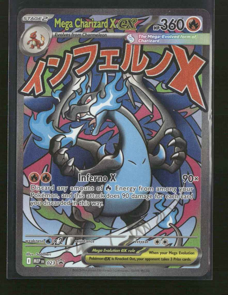 ME: Mega Evolution Promo Mega Charizard X ex #023