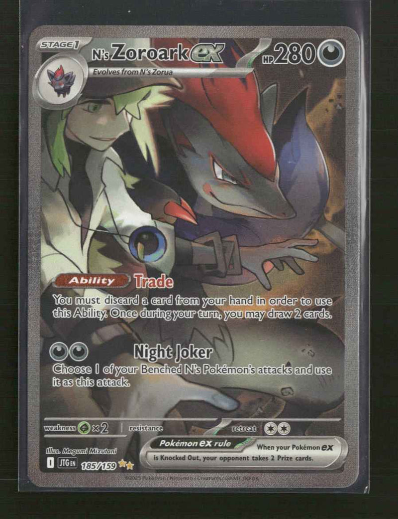 SV09: Journey Together N's Zoroark ex #185/159
