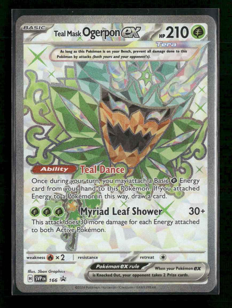 SV: Scarlet & Violet Promo Cards Teal Mask Ogerpon ex #166