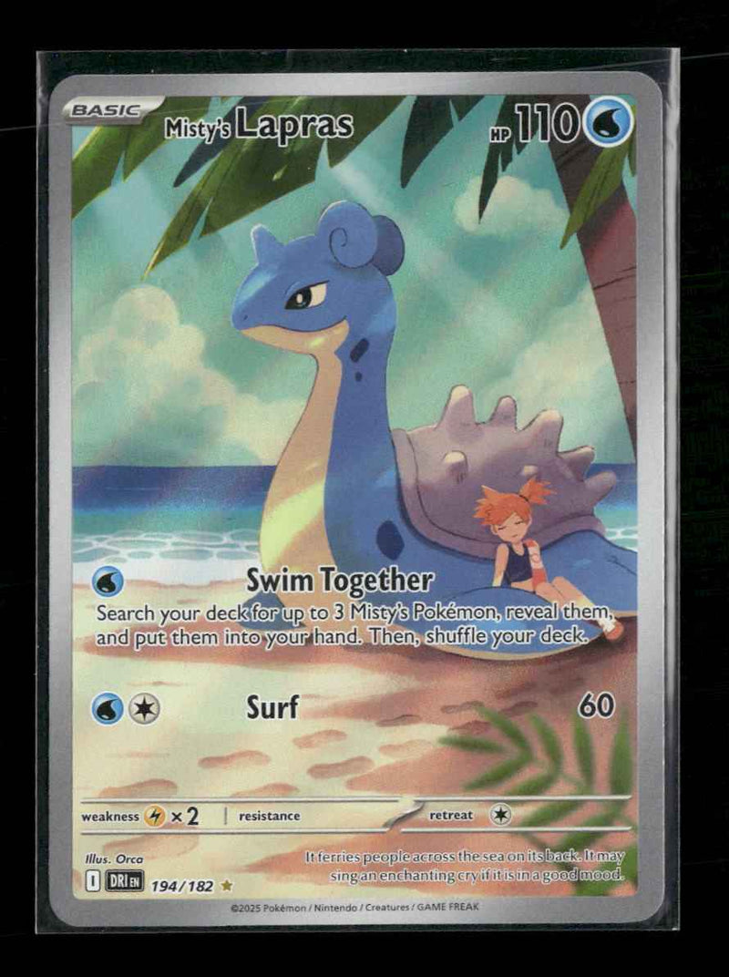 SV10: Destined Rivals Misty's Lapras #194/182