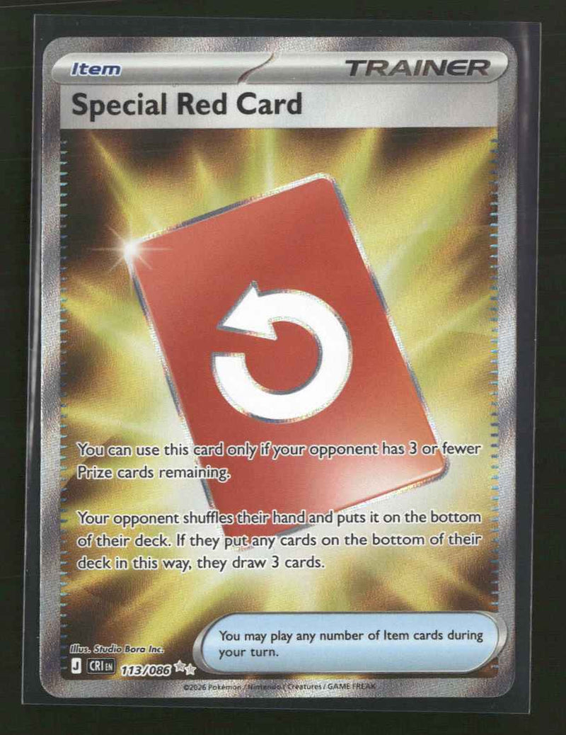 ME04: Chaos Rising Special Red Card #113/086