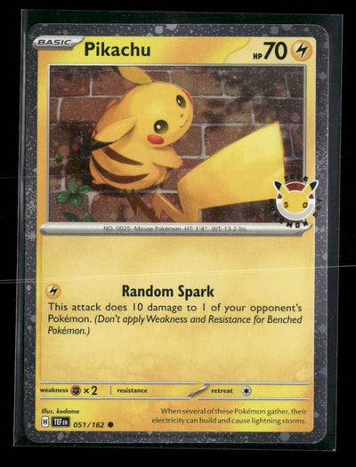 Miscellaneous Cards & Products Pikachu (Pokemon Day 2026) #051/162