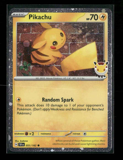 Miscellaneous Cards & Products Pikachu (Pokemon Day 2026) #051/162