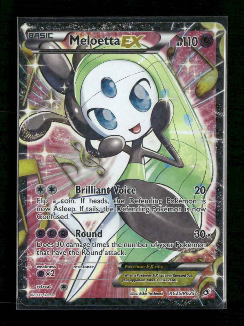 Legendary Treasures: Radiant Collection Meloetta EX (Full Art) #RC25/RC25