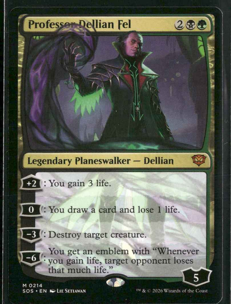 Secrets of Strixhaven Professor Dellian Fel #214