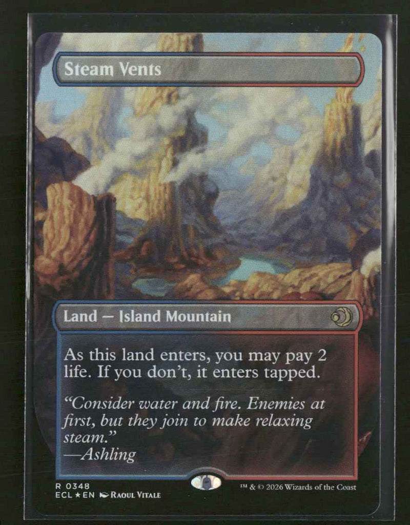 Lorwyn Eclipsed Steam Vents (Borderless) #348