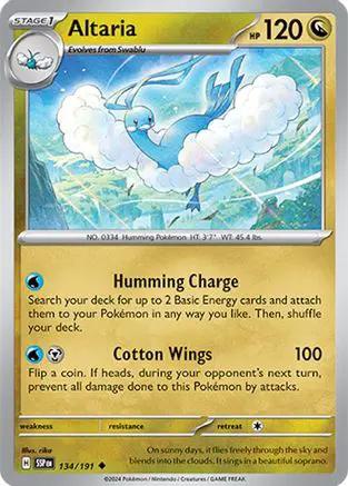 Altaria 134/191 - SV08 Surging Sparks Reverse Holofoil