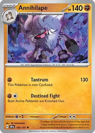 Annihilape 100/191 - SV08 Surging Sparks Reverse Holofoil