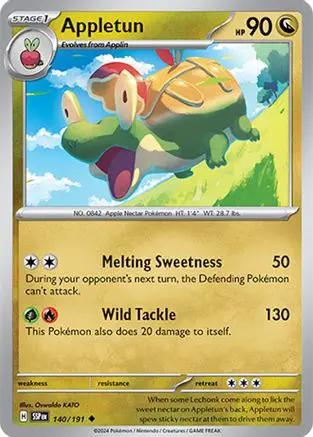 Appletun 140/191 - SV08 Surging Sparks Reverse Holofoil