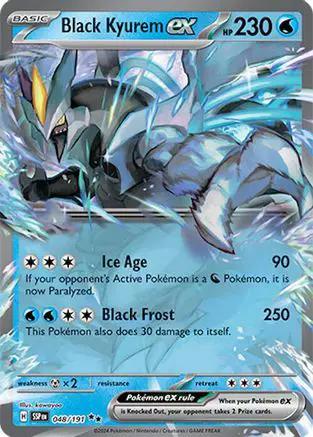 Black Kyurem ex 048/191 - SV08 Surging Sparks Holofoil