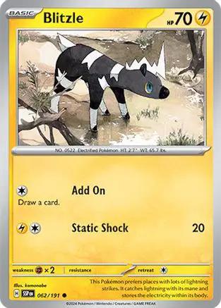 Blitzle 062/191 - SV08 Surging Sparks Reverse Holofoil