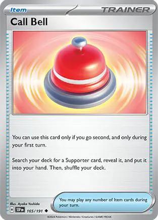 Call Bell 165/191 - SV08 Surging Sparks Reverse Holofoil