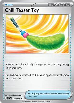 Chill Teaser Toy 166/191 - SV08 Surging Sparks Reverse Holofoil