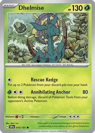 Dhelmise 010/191 - SV08 Surging Sparks Reverse Holofoil