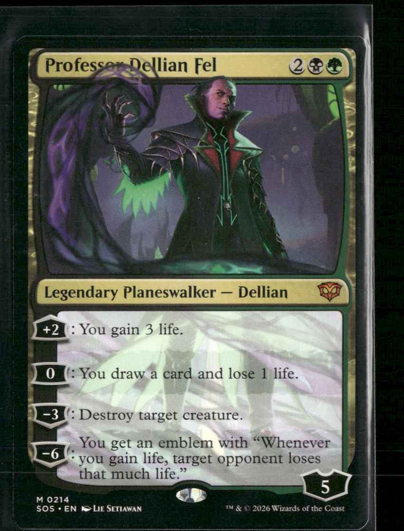 Secrets of Strixhaven Professor Dellian Fel #214