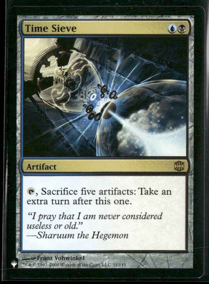 The List Reprints Time Sieve #31
