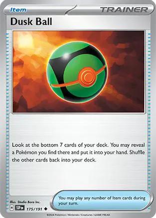 Dusk Ball 175/191 - SV08 Surging Sparks Reverse Holofoil