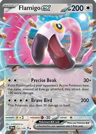 Flamigo ex 160/191 - SV08 Surging Sparks Holofoil