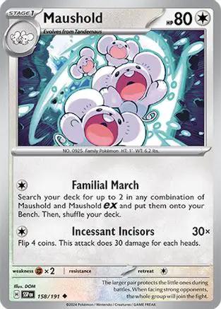 Maushold 158/191 - SV08 Surging Sparks Reverse Holofoil