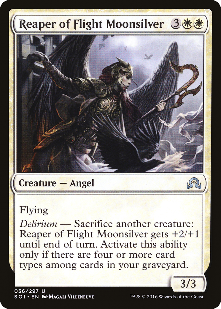 Reaper of Flight Moonsilver (SOI-036) - Shadows over Innistrad Foil