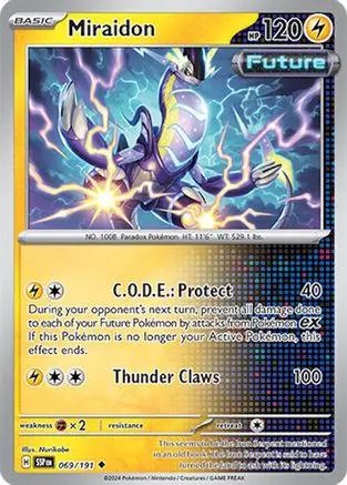 Miraidon 069/191 - SV08 Surging Sparks Reverse Holofoil
