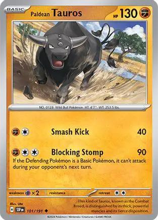 Paldean Tauros 101/191 - SV08 Surging Sparks