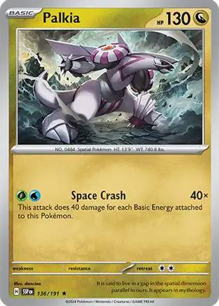 Palkia 136/191 - SV08 Surging Sparks Reverse Holofoil