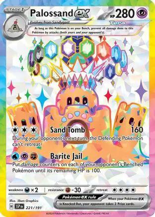 Palossand ex 221/191 - SV08 Surging Sparks Holofoil