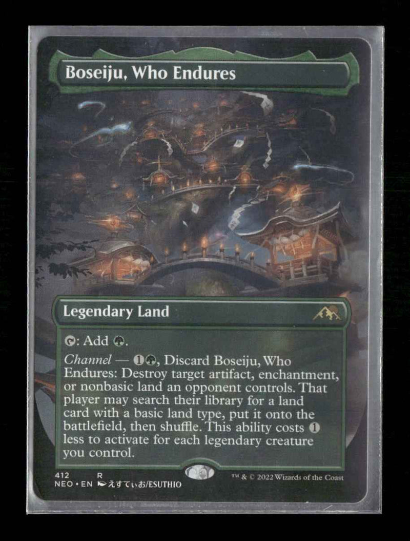 Kamigawa: Neon Dynasty Boseiju, Who Endures (Borderless) #412