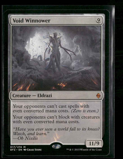 Battle for Zendikar Void Winnower #17