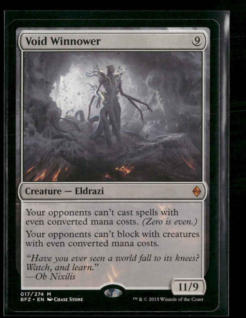 Battle for Zendikar Void Winnower #17