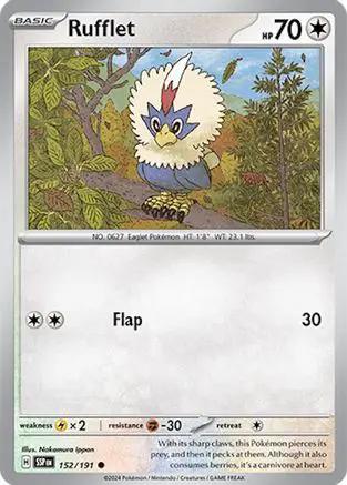 Rufflet 152/191 - SV08 Surging Sparks