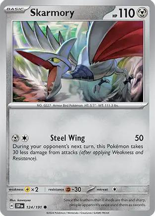Skarmory 124/191 - SV08 Surging Sparks Reverse Holofoil