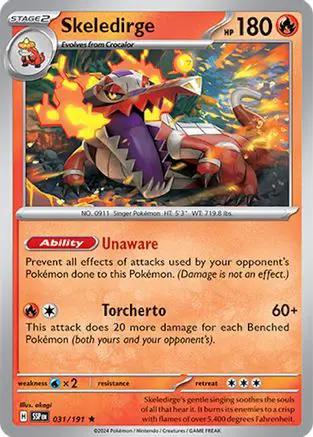 Skeledirge 031/191 - SV08 Surging Sparks Reverse Holofoil