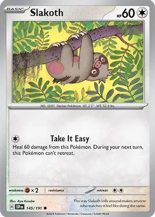 Slakoth 145/191 - SV08 Surging Sparks Reverse Holofoil