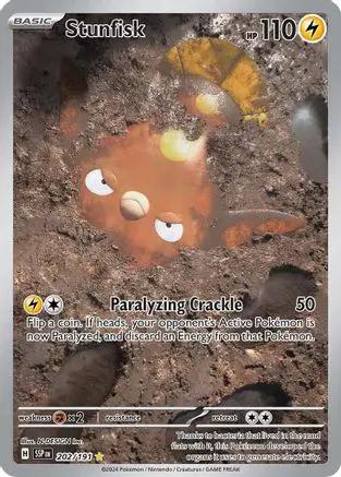 Stunfisk 202/191 - SV08 Surging Sparks Holofoil