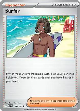 Surfer 187/191 - SV08 Surging Sparks Reverse Holofoil