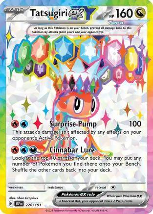 Tatsugiri ex 226/191 - SV08 Surging Sparks Holofoil