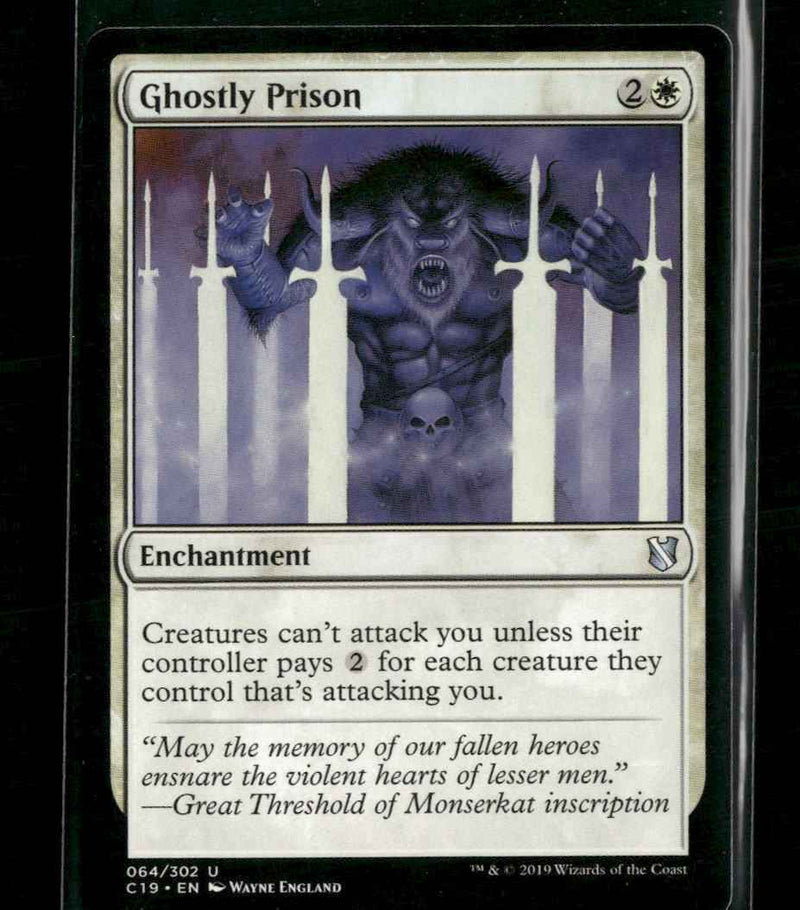 Commander 2019 Ghostly Prison #64
