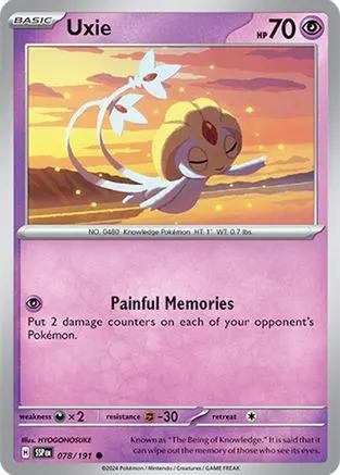 Uxie 078/191 - SV08 Surging Sparks Reverse Holofoil