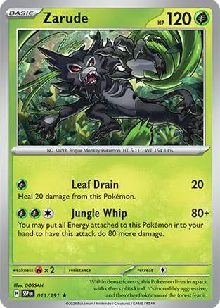 Zarude 011/191 - SV08 Surging Sparks Reverse Holofoil