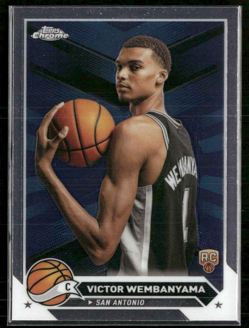2023-24 Topps Chrome Victor Wembanyama Rookie #1