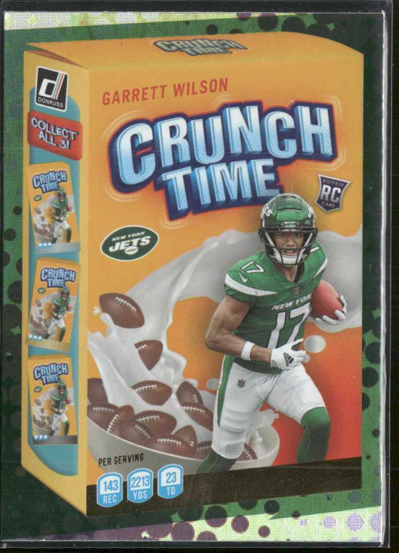 2022 Donruss Crunch Time Garrett Wilson #CT-15