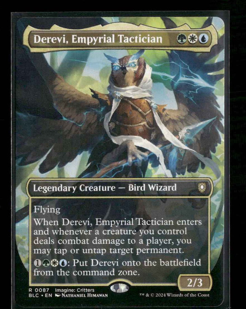 Commander: Bloomburrow Derevi, Empyrial Tactician (Borderless) #87